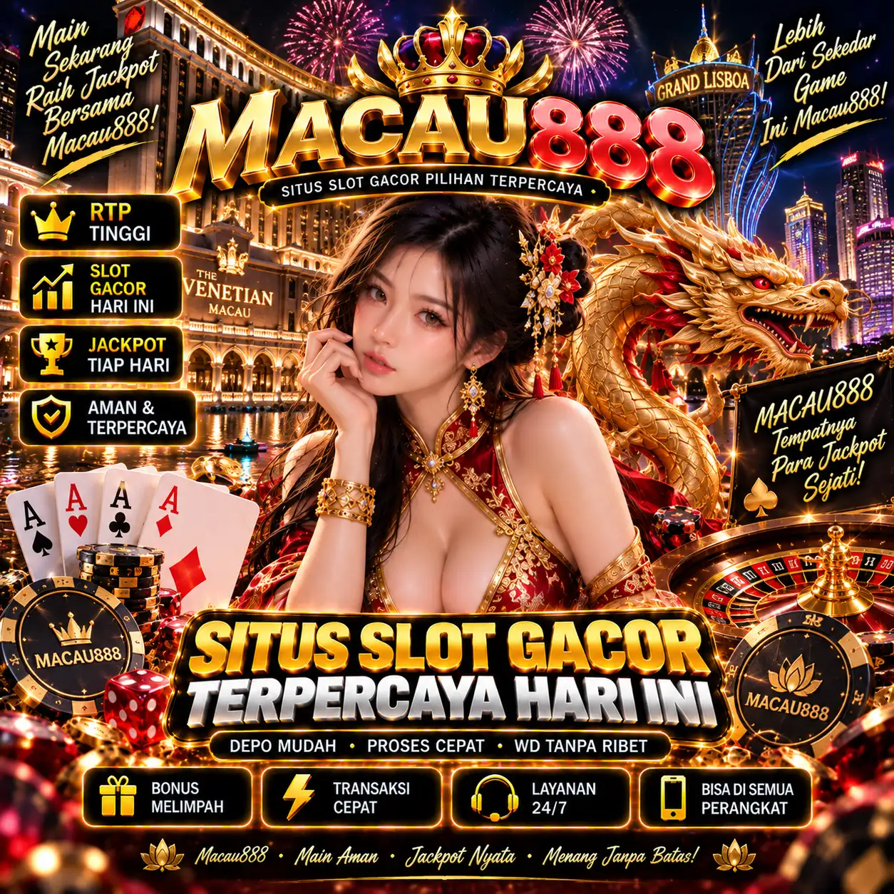 MACAU888: Link Slot Online Gacor dengan Koleksi Game Pilihan Hari Ini